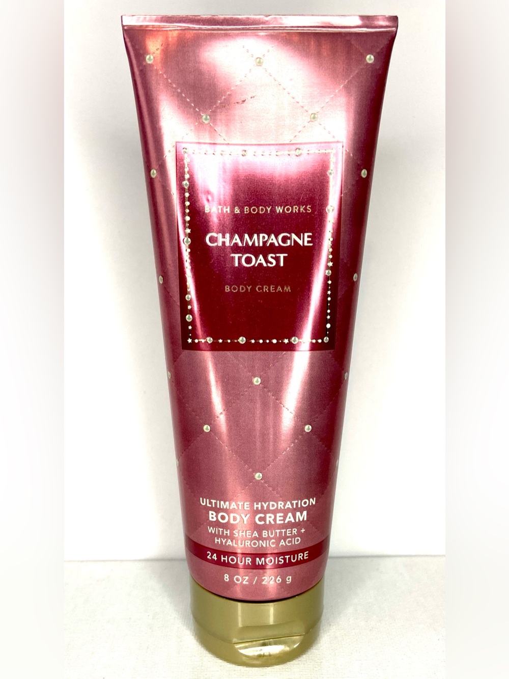 Bath & Body Works Champagne Toast Body Cream - Rose Metallic & Gold